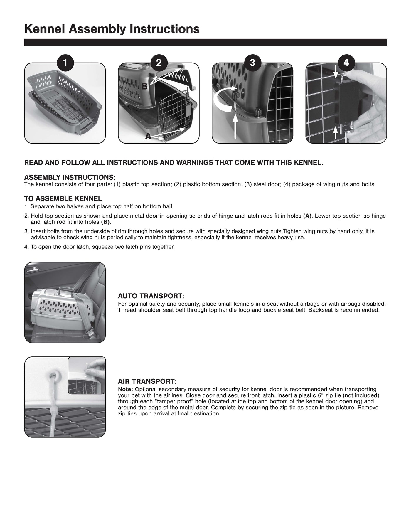 Pet Kennel for Dogs, Hard-Sided Pet Carrier, Extra Small, 19In Length